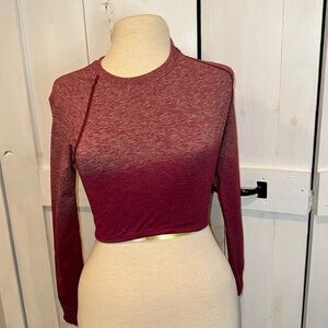 Gymshark Red Adapt Camo Long Sleeve Top